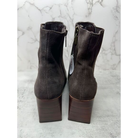 Blondo Boots Womens Size 11 Brown Suede Boots Waterproof Block Heel NWT - Picture 7 of 13